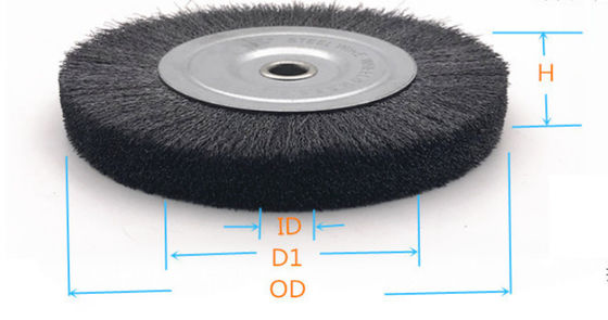 Size 150*13*13mm 0.2mm Steel Wire Brushes For Polishing