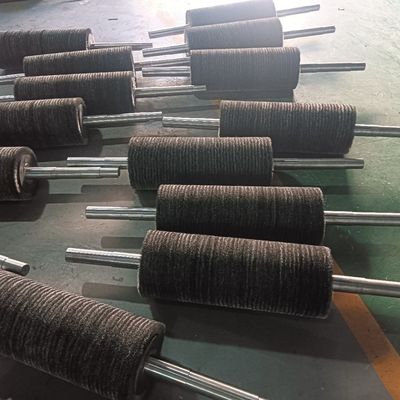 Industrial Grade Stainless Steel Wire Brush Roller For Rust Removal