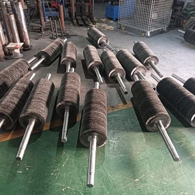 Industrial Grade Stainless Steel Wire Brush Roller For Rust Removal