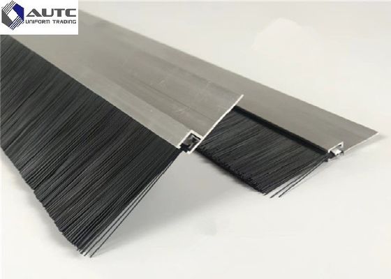 Draft Seal Metal Channel Strip Brushes Bottom Window Door Stainless Steel