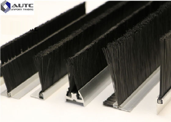 Draft Seal Metal Channel Strip Brushes Bottom Window Door Stainless Steel