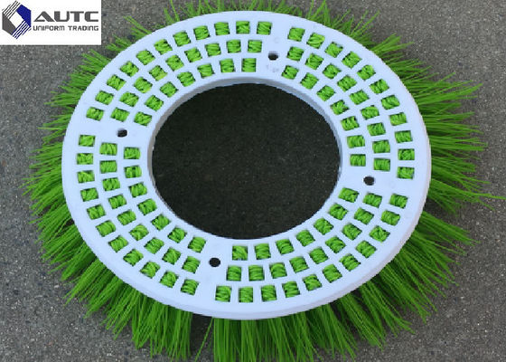 Poly Elgin Side Broom Road Sweeping Brush Industria Colorful Road Sweeper Brush Round Plastic Broom Base Thickness 20mm