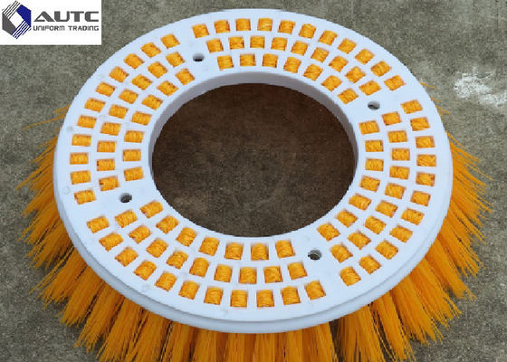 Poly Elgin Side Broom Road Sweeping Brush Industria Colorful Road Sweeper Brush Round Plastic Broom Base Thickness 20mm