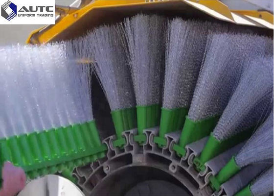 Polypropylene Wire Industrial Brushes Airport Runway For Street Cleaning Dusting