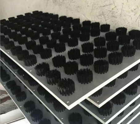 Black PBT Nylon Bristle Scrub CNC Deburring Brushes