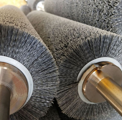 1.8mm Abrasive Wire Roller Brush Solid Wood Floor Polishing Brush Roller Steel Strip Winding Wire