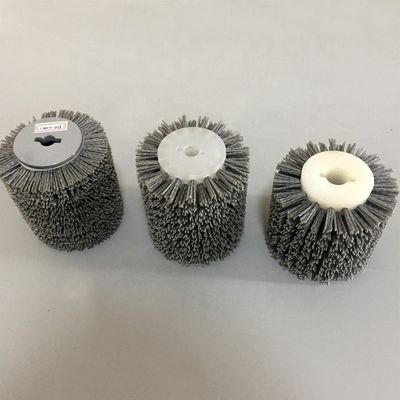 Cylindrical Abrasive Wire Brush Roller For Restore Antique Wood