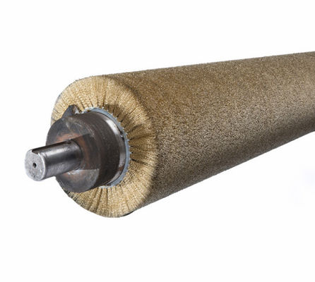 Circular Stainless Steel Shaft Pickling Copper Wire Roller Brush