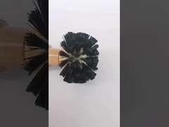 কফি মেশিন পাউডার বাটি পরিষ্কারের ব্রাশ সলিড কাঠের হ্যান্ডেল